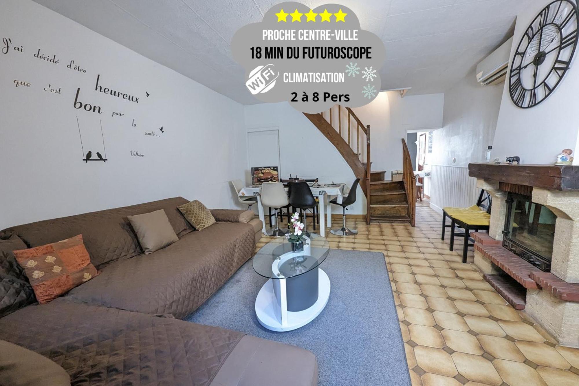 Maison Et Appartements D'Anatole France Proche Centre-Ville, Universite - Chu, Patinoire Et Futuroscope ポアティエ エクステリア 写真