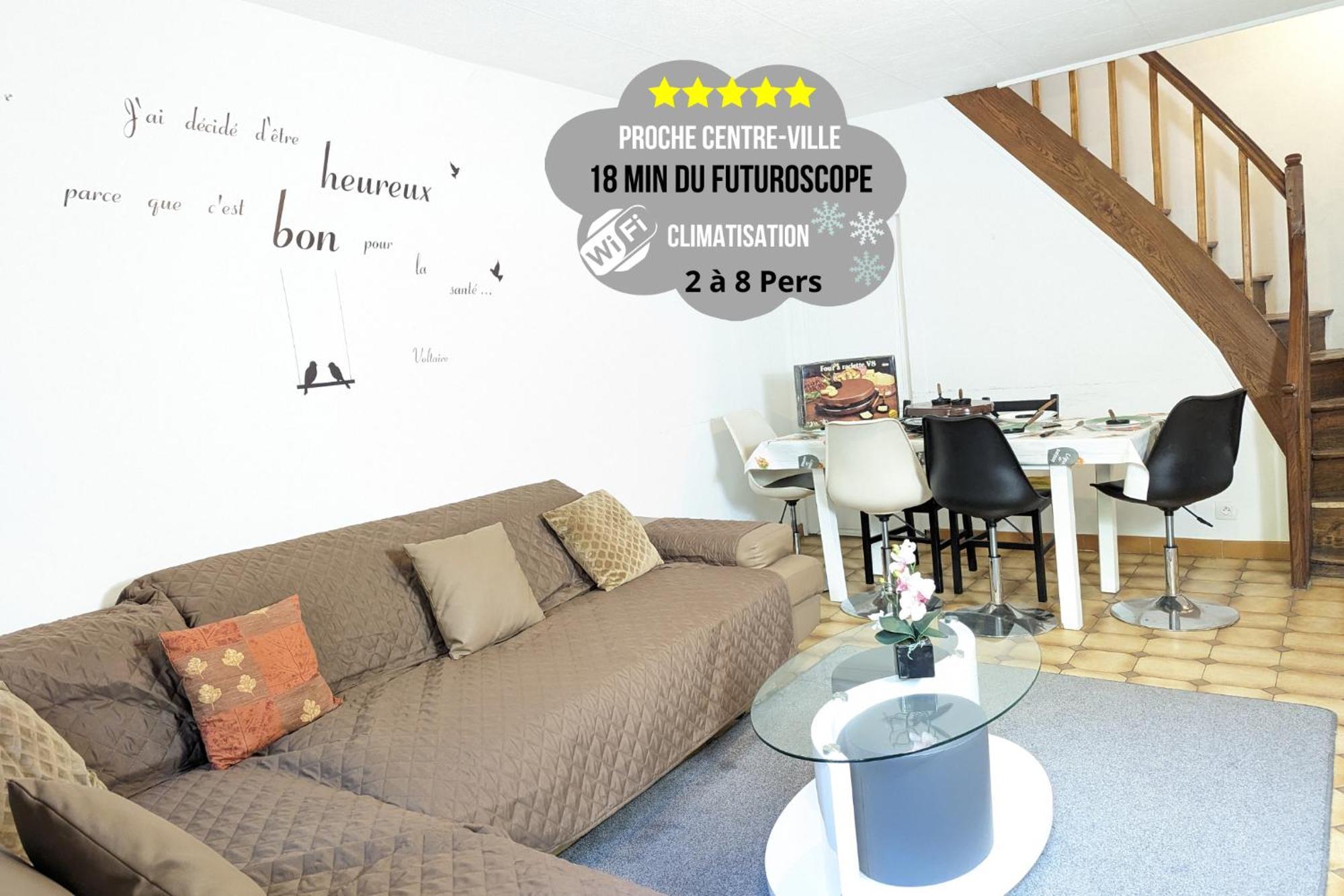 Maison Et Appartements D'Anatole France Proche Centre-Ville, Universite - Chu, Patinoire Et Futuroscope ポアティエ エクステリア 写真